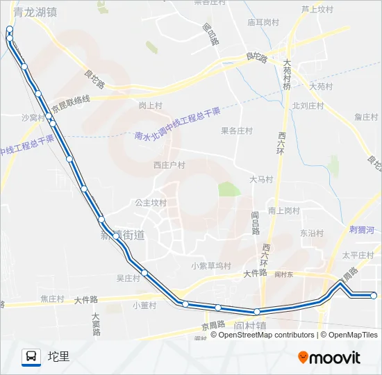 971 Bus Line Map
