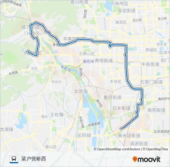 977 Bus Line Map