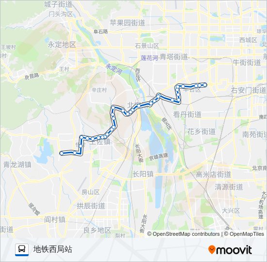 978 Bus Line Map