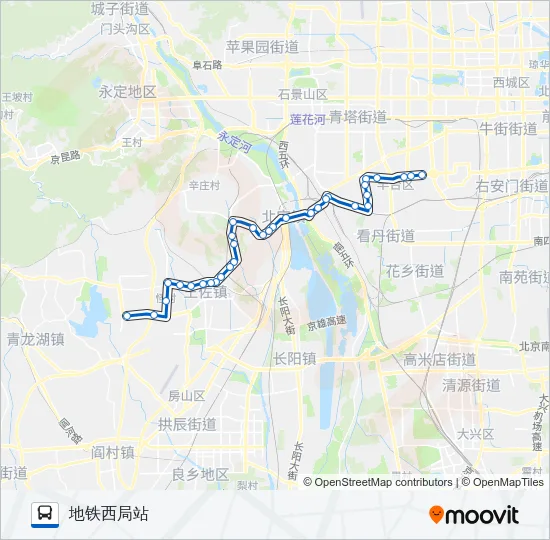 978 Bus Line Map
