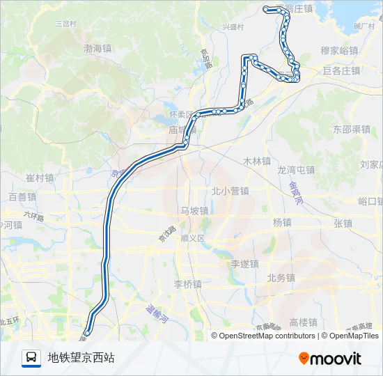 987 Bus Line Map