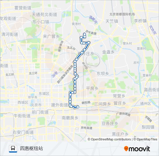 公交988路的线路图