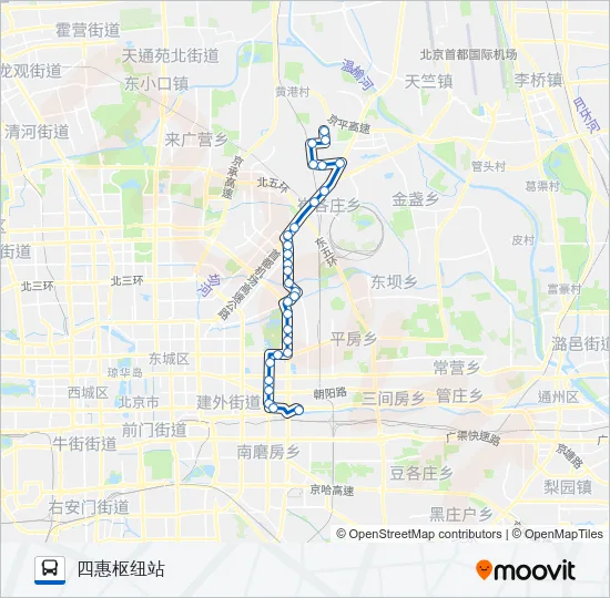 988 Bus Line Map