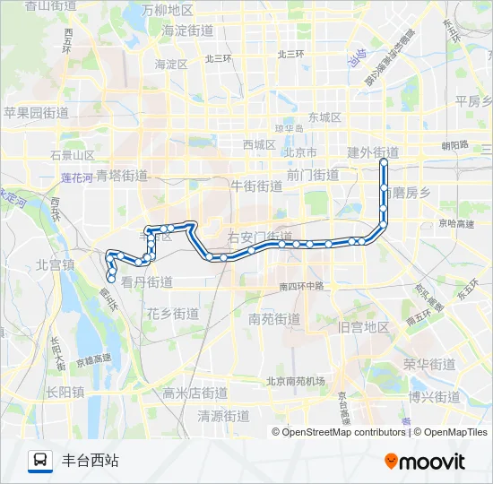998 Bus Line Map
