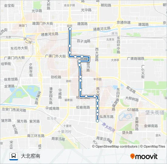 专10 Bus Line Map