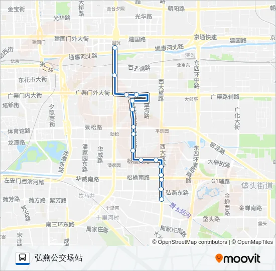 专10 Bus Line Map