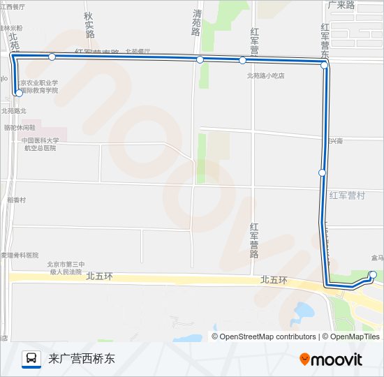 公交专37路的线路图