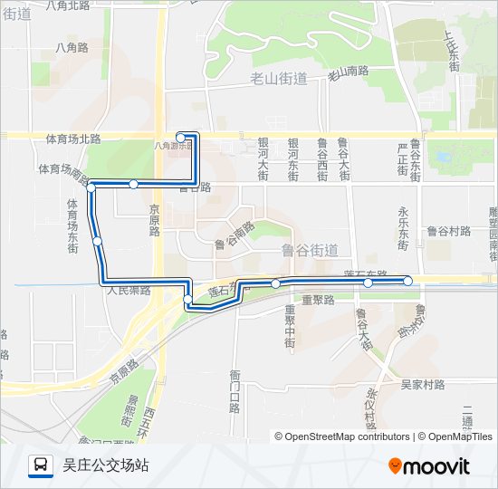 公交专46路的线路图