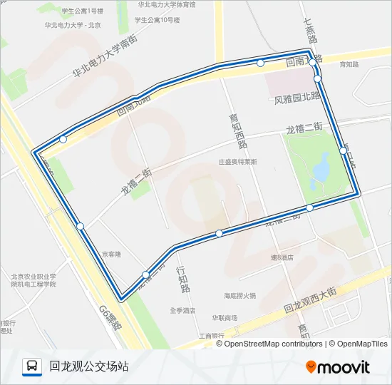 专80 Bus Line Map