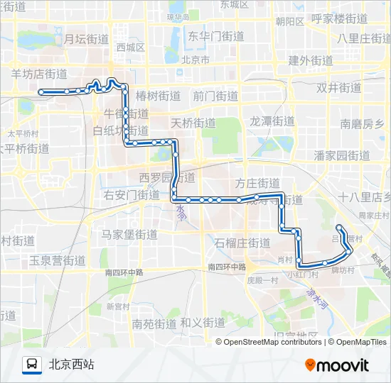 夜23 Bus Line Map