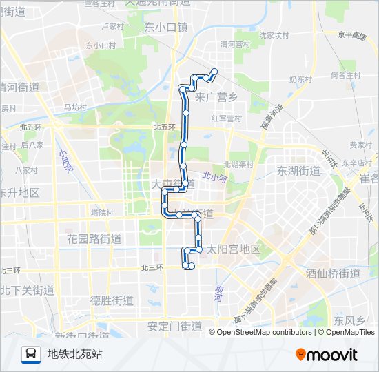 夜26 bus Line Map