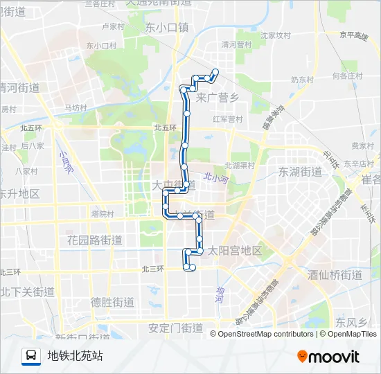 夜26 Bus Line Map