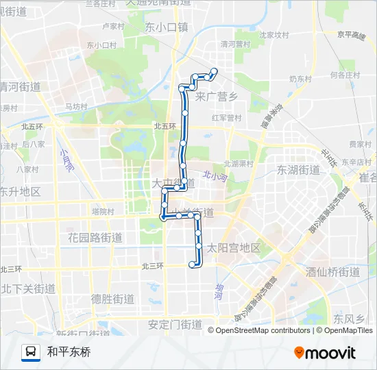 夜26 Bus Line Map