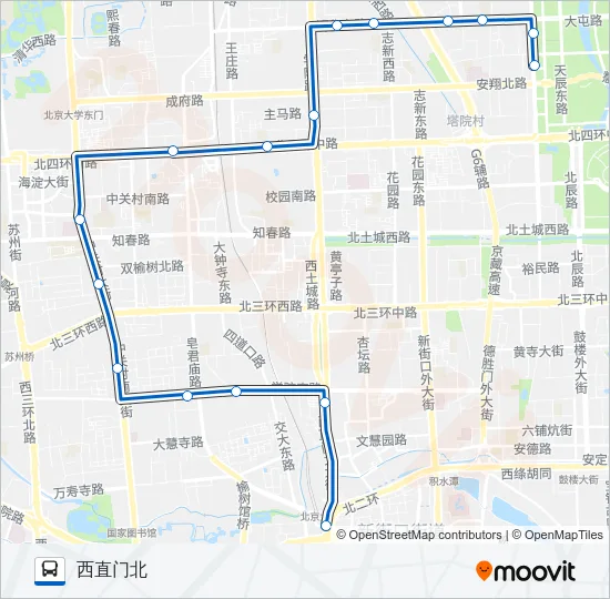 特15 Bus Line Map