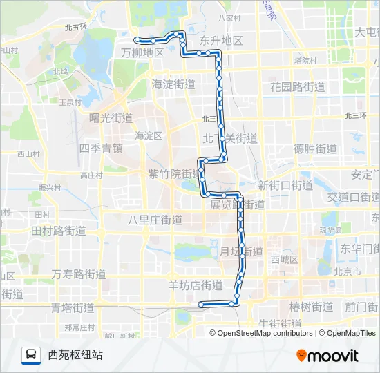 特19 Bus Line Map
