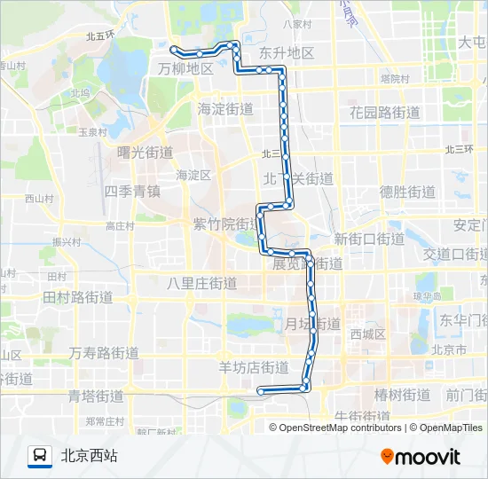 特19 Bus Line Map