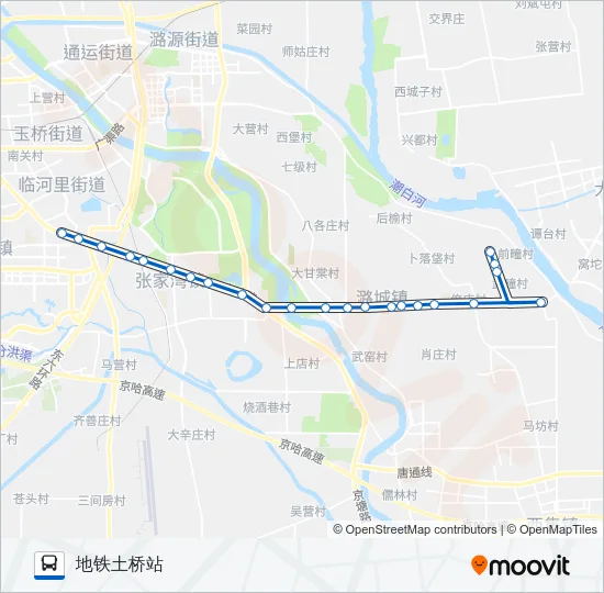 通20 Bus Line Map