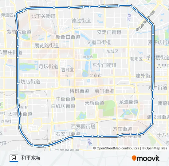 300内 Bus Line Map