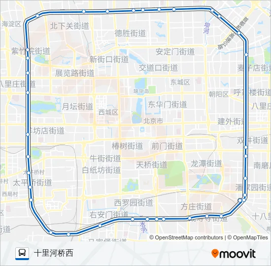 公交300外路的线路图