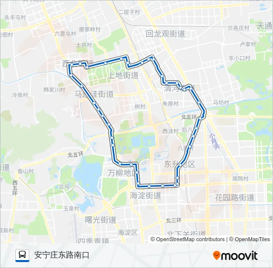 333内 Bus Line Map