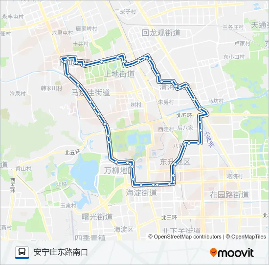 333外 Bus Line Map