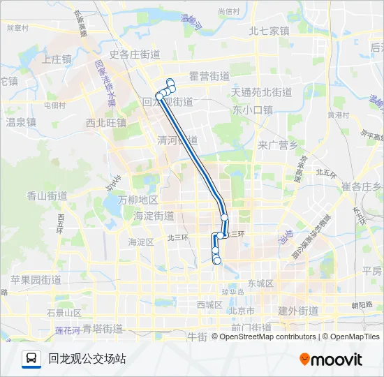 344快 Bus Line Map