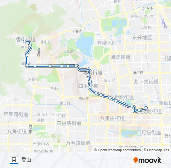 360快 Bus Line Map