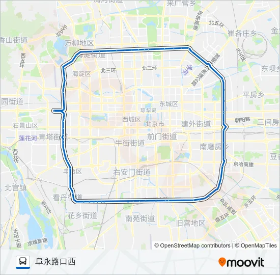 740外 Bus Line Map
