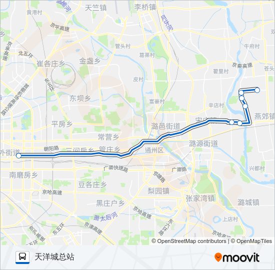 818快 bus Line Map