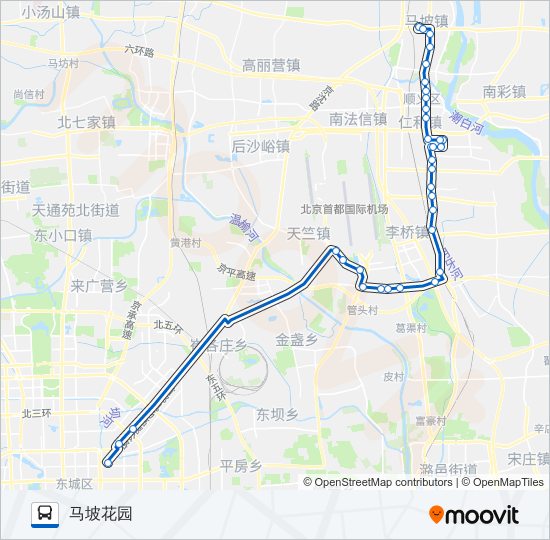 公交850快路的线路图