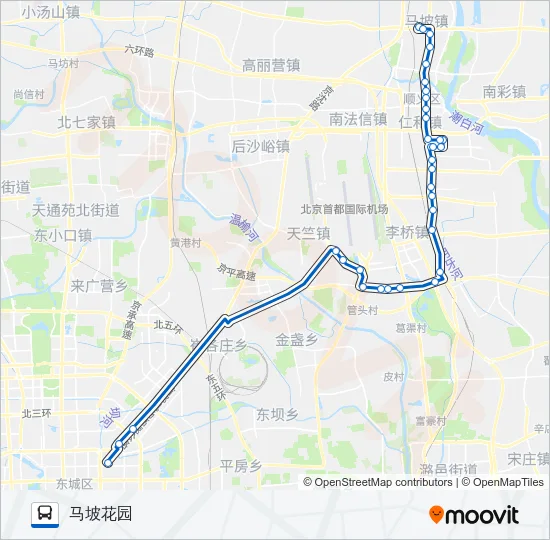 850快 Bus Line Map