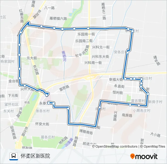 869外 Bus Line Map