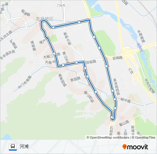 891内 Bus Line Map