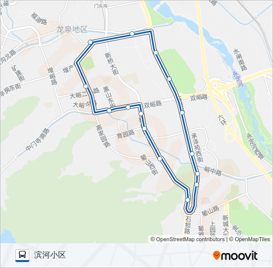 891外 bus Line Map