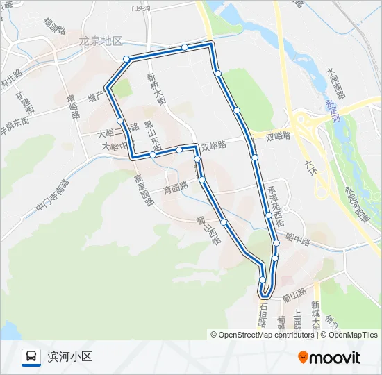 891外 Bus Line Map