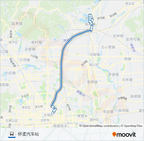 916快 Bus Line Map