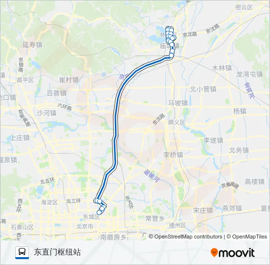 916快 Bus Line Map