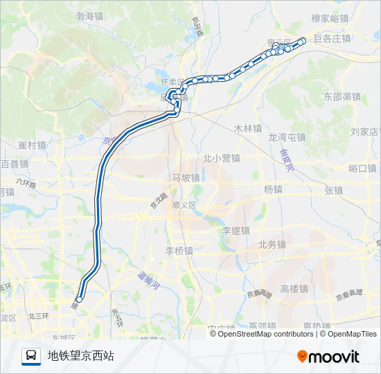 970快 Bus Line Map