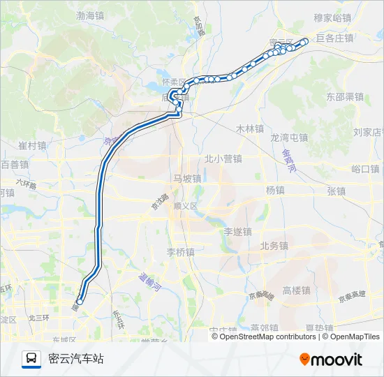 970快 Bus Line Map