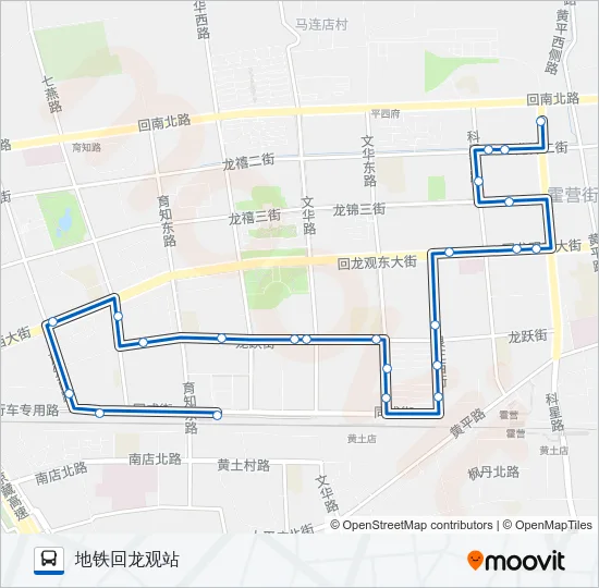 专101 Bus Line Map