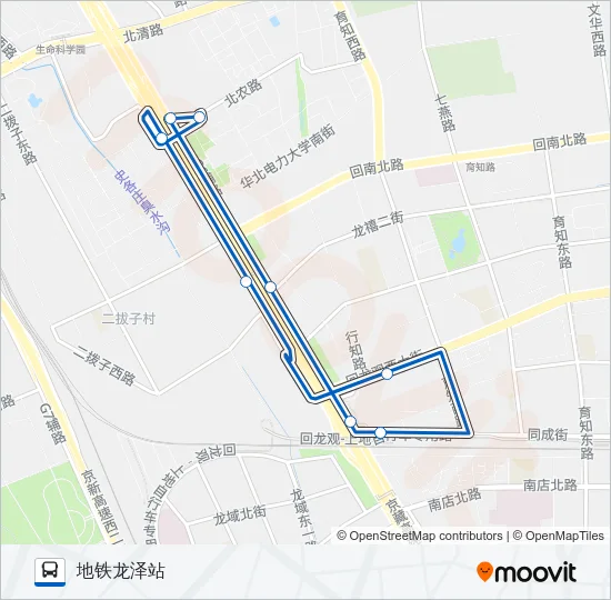 专103 Bus Line Map