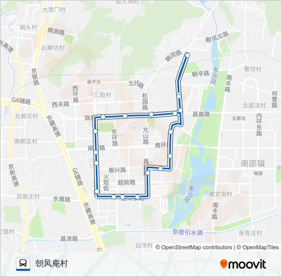 专106 Bus Line Map