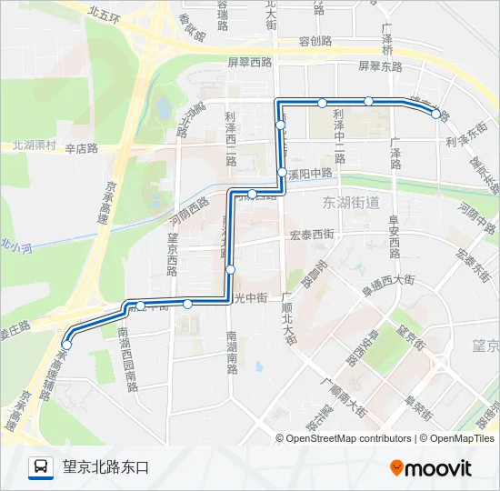专112 Bus Line Map