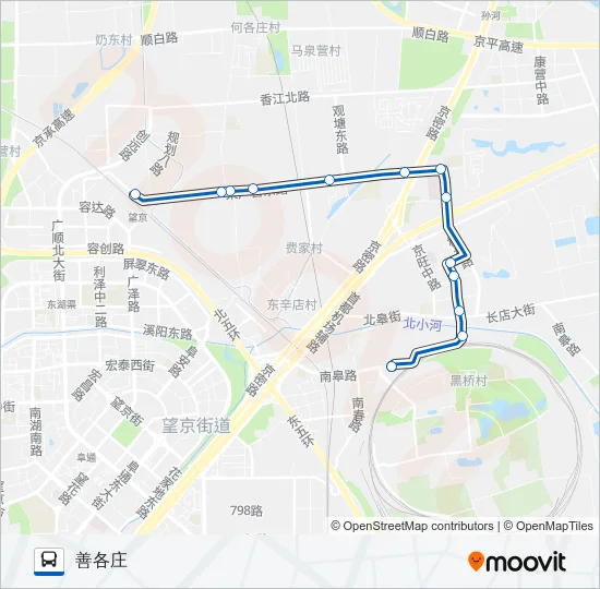专116 Bus Line Map