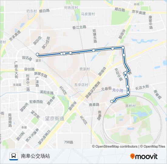 专116 bus Line Map