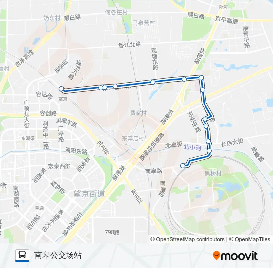 专116 Bus Line Map