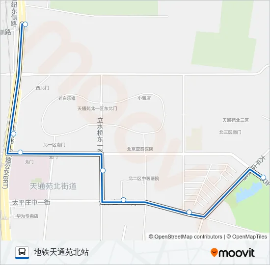 专118 Bus Line Map