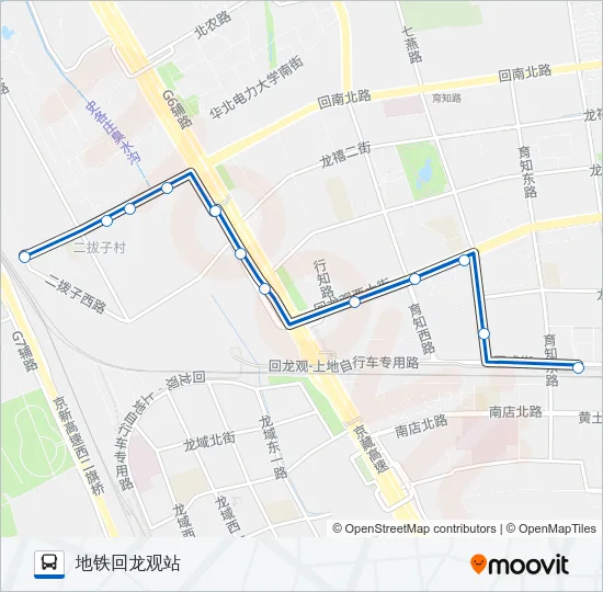专121 Bus Line Map