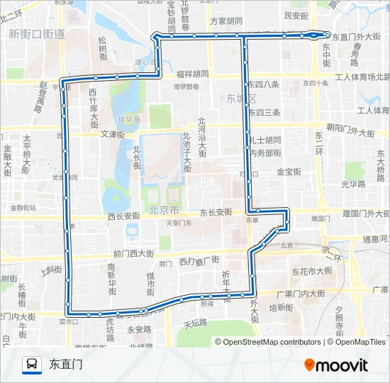 夜10外 Bus Line Map