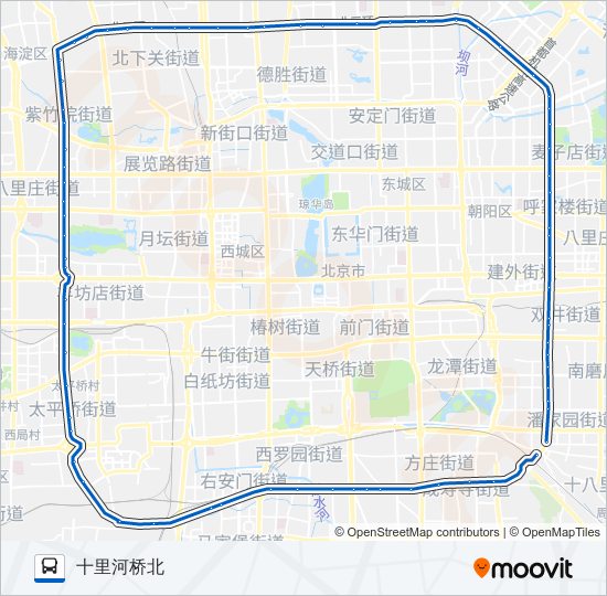 公交夜30内路的线路图